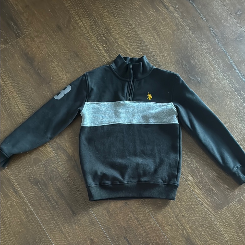 Polo Ralph Lauren Black and Gray Pullover